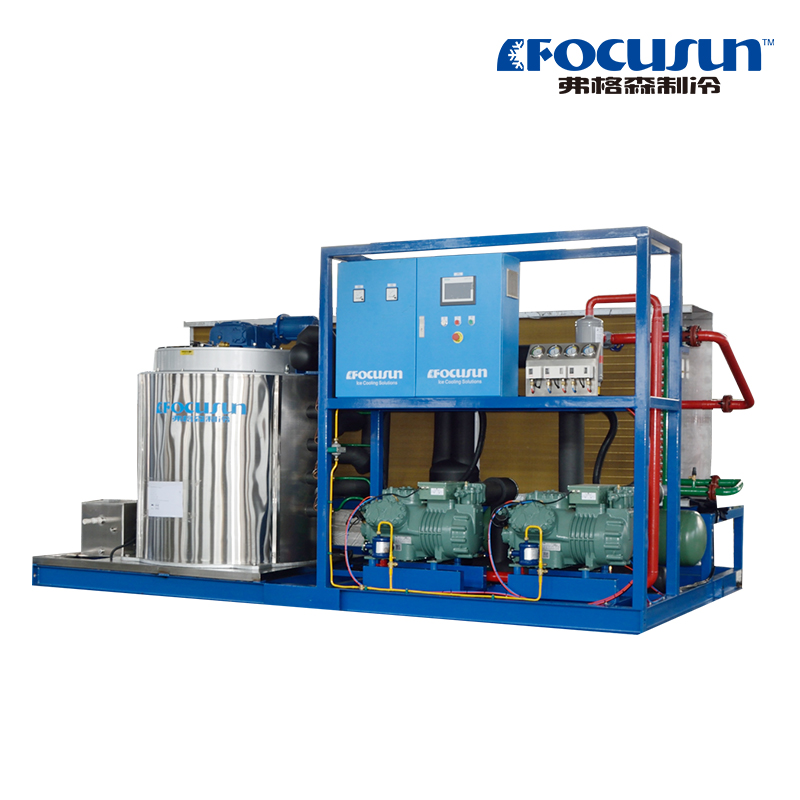 8T Seawater Land Flake Ice Machin